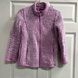 32 Degrees Heat Girls Pink Fleece Jacket - Size Large - VGUC